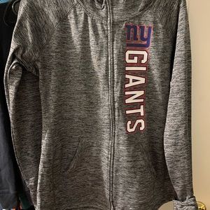 NFL giants women’s zip up dry fit